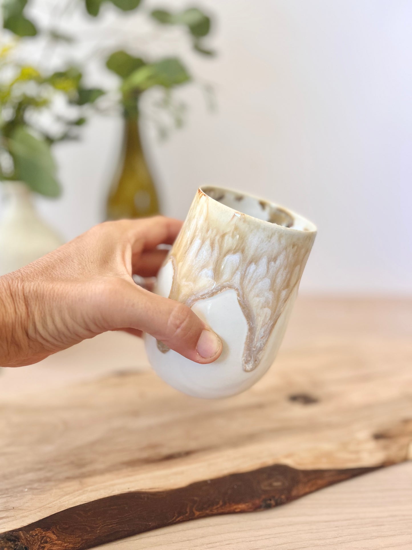 Wine tumbler, Soft Chestnut