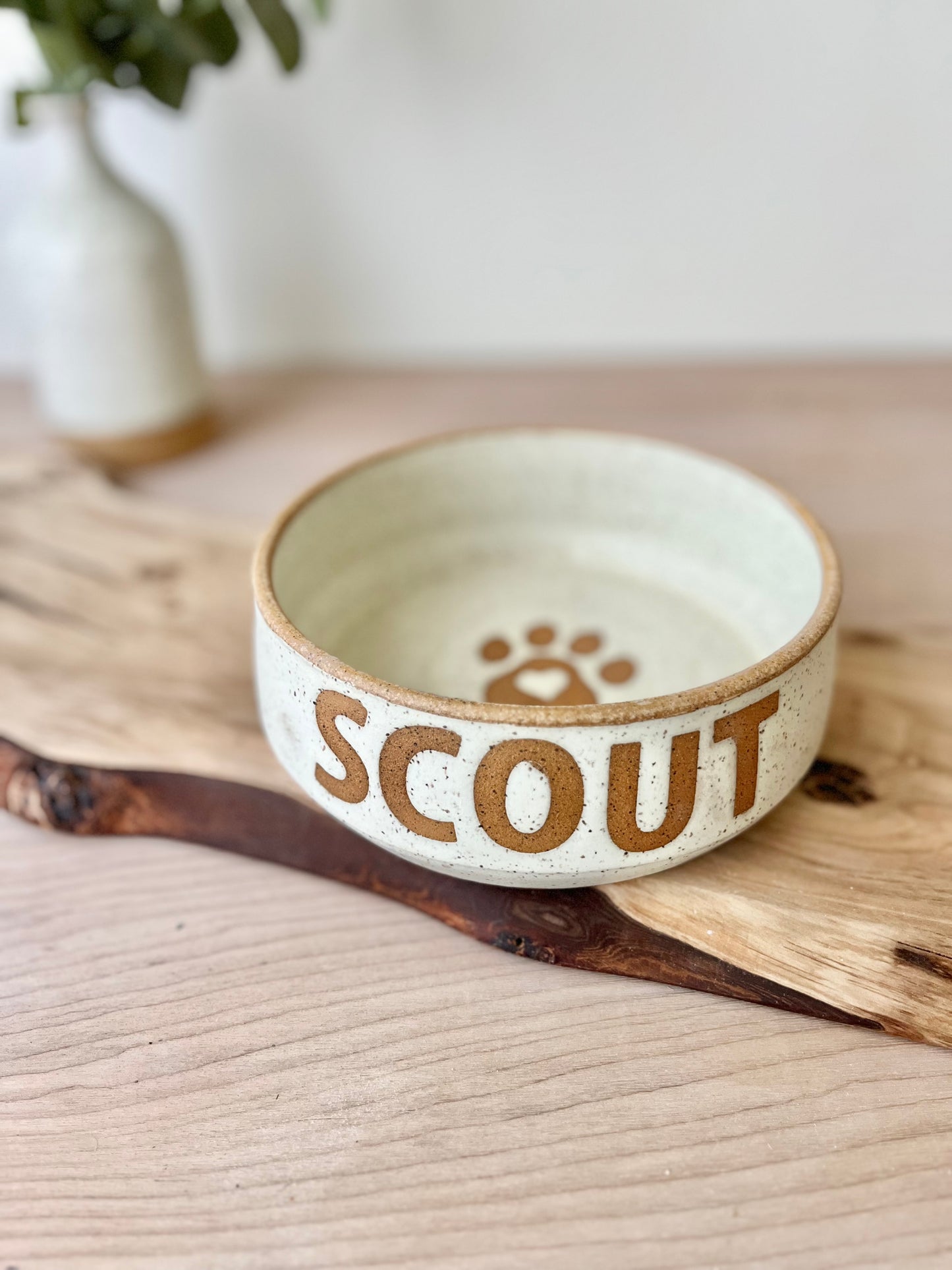 Food & water dish, custom order - your pet's name